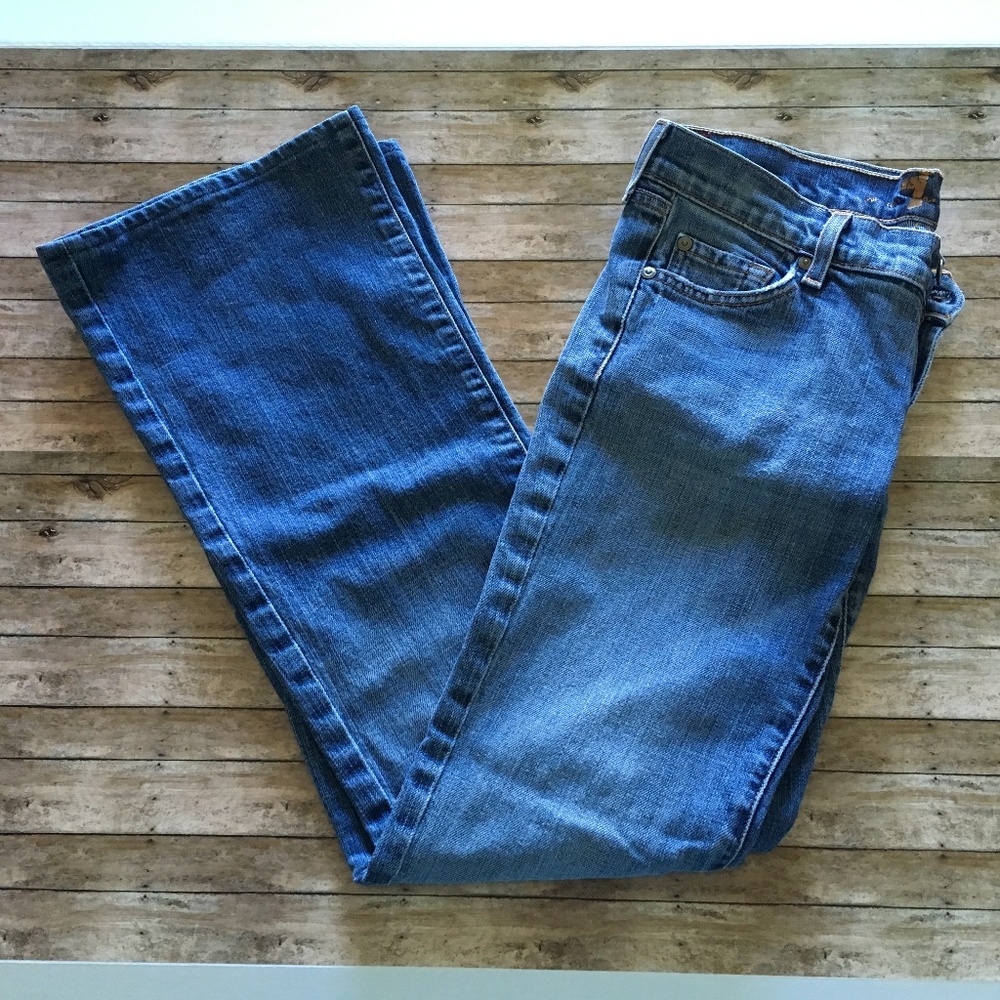 7 for All Mankind blue Flare jeans size 28